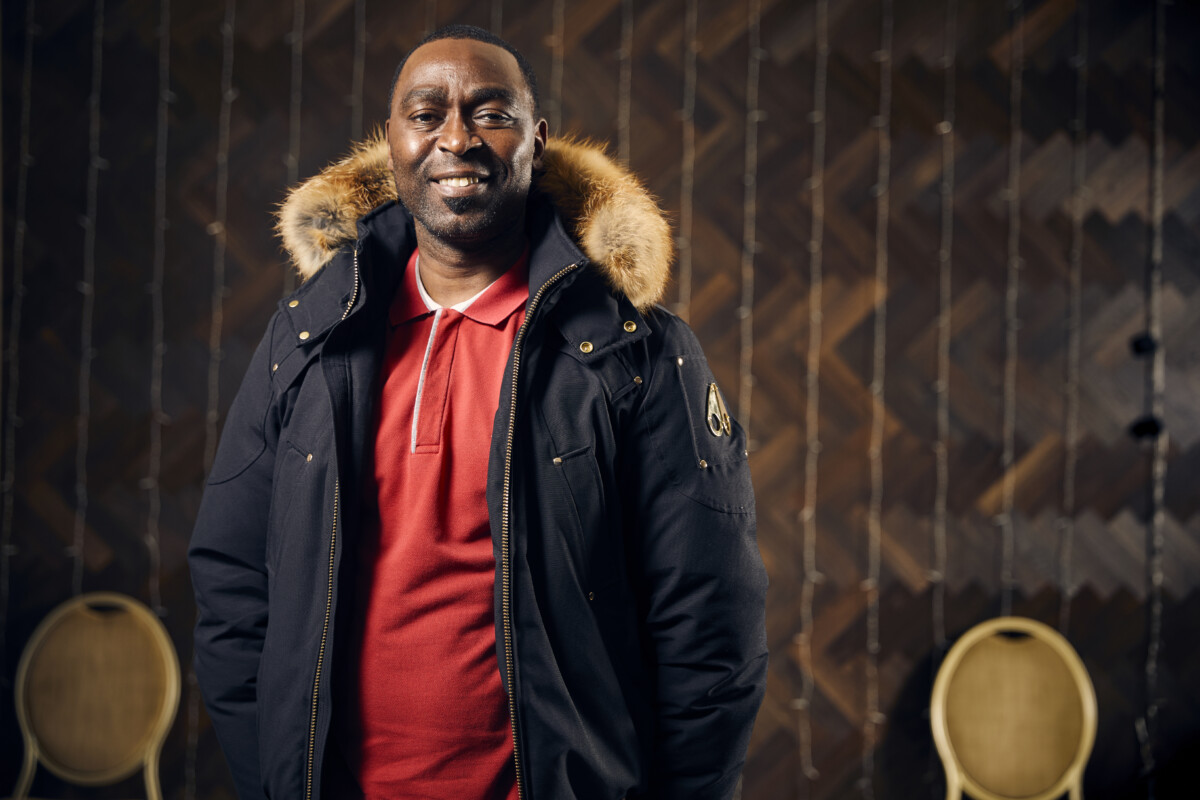 Andy Cole at the Alderley Edge Hotel in Cheshire. Christopher Thomond for The Guardian.