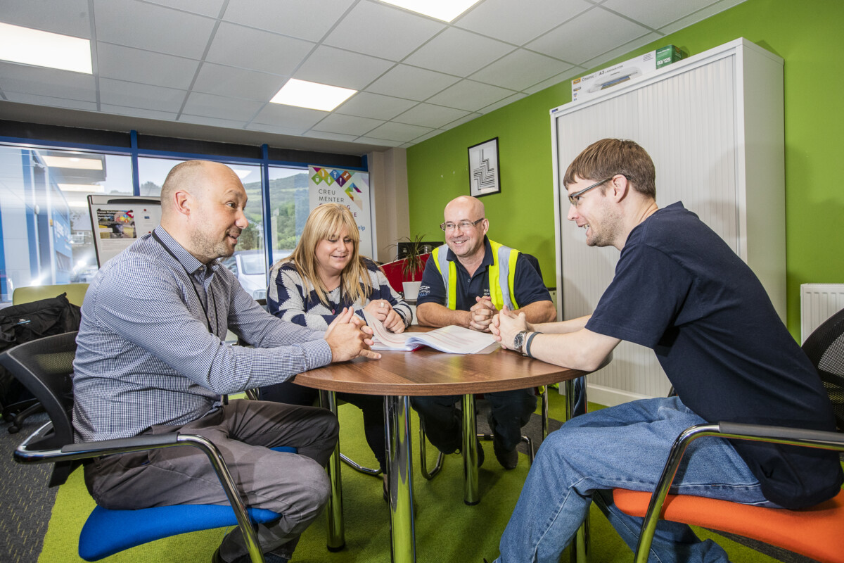 Adam Forbes, Keith Faulkner, Karen Williams and Richard Chance