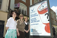 FundRaising Standards Board poster at a bus stop