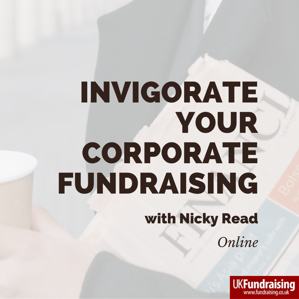 Invigorate your corporate fundraising course details