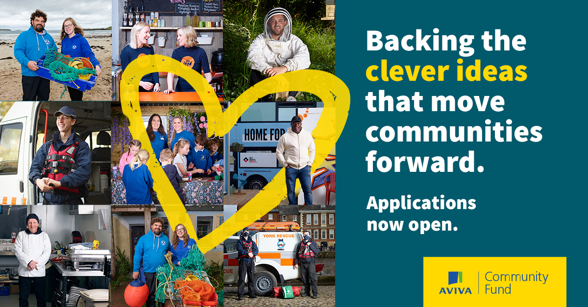Aviva Community Fund - backing the clever ideas that move communities forward