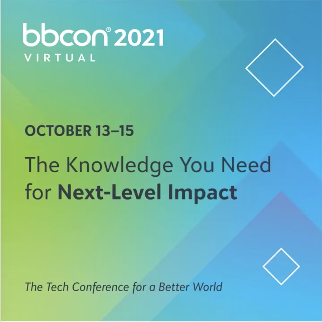 Blackbaud's bbcon 2021 virtual event details
