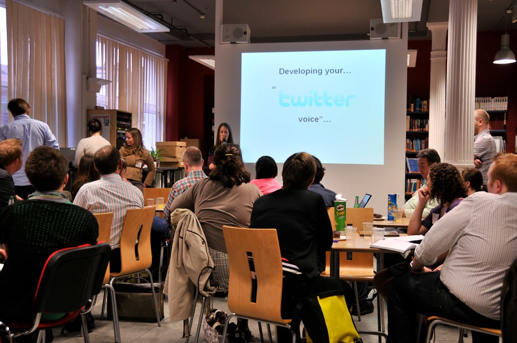 Developing your Twitter voice - session at the third nfptweetup in London
