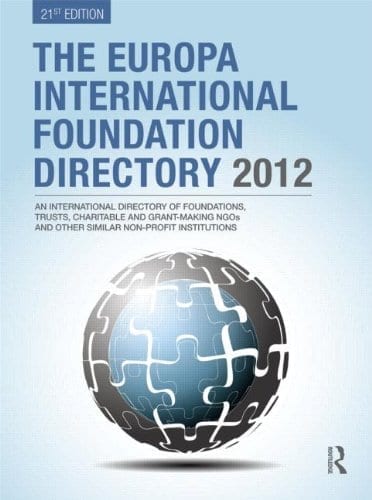 Europa International Foundation Directory 2012 - cover