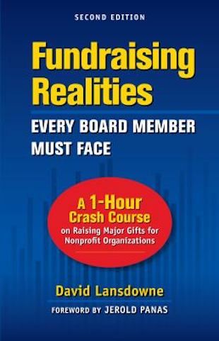 Fundraising Realities Every Board Member Must Face, by David Lansdowne (cover)