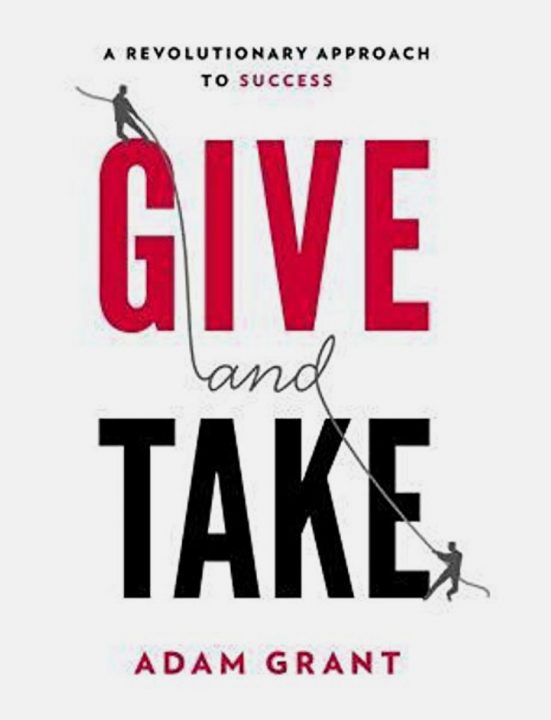 Give and Take by Adam Grant (cover)