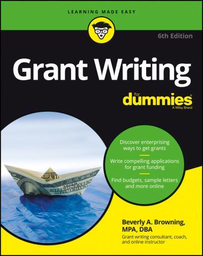 Grant Writing for Dummies 2016 - cover