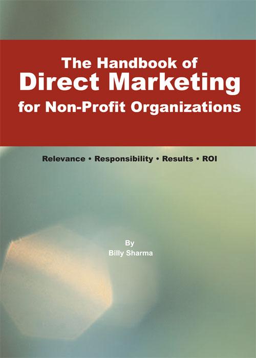 Handbook of Direct Marketing for Nonprofit Organisations, by Billy Sharma (cover)