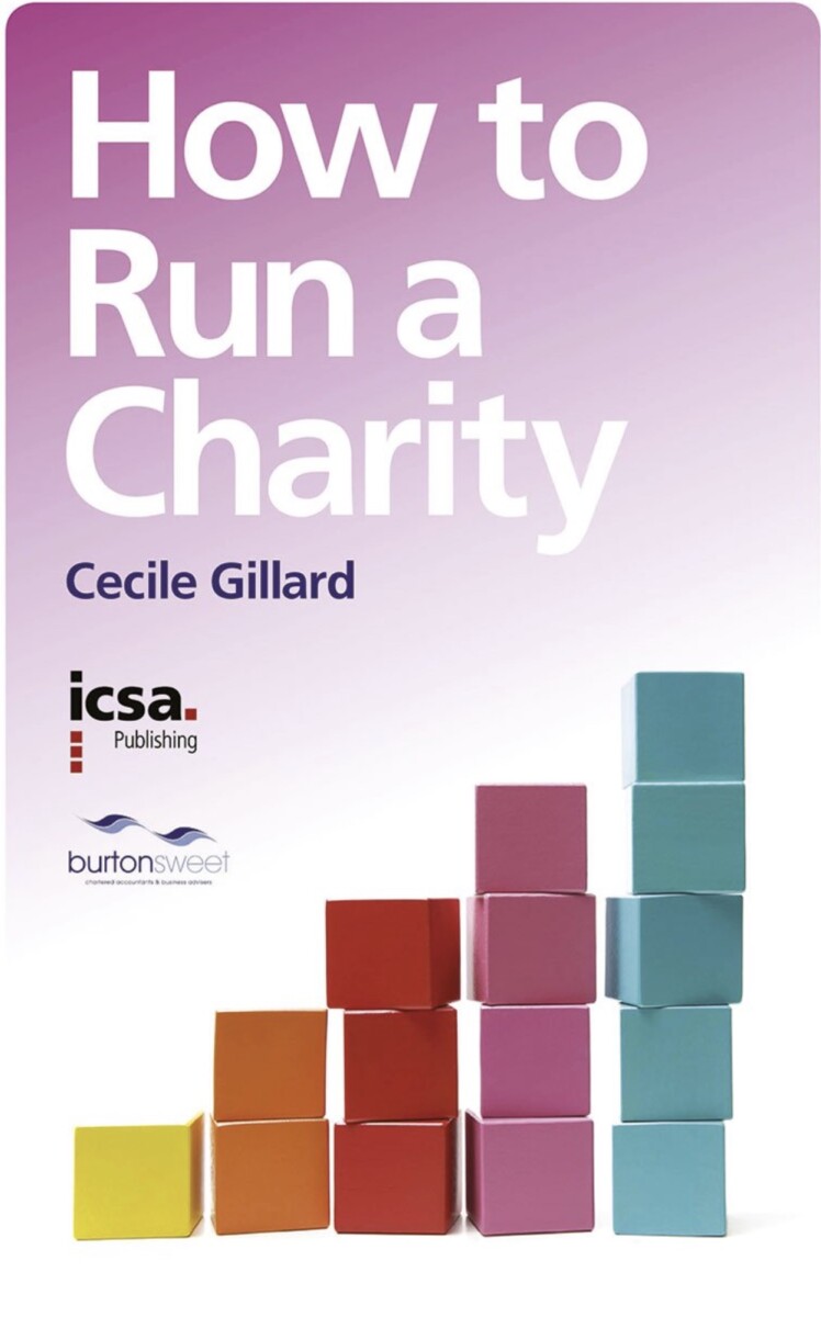 How to run a charity, by Cecile Gillard (cover)