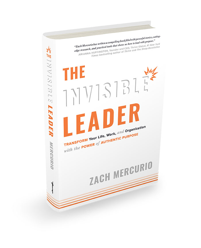 The Invisible Leader - Zach Mercurio (book cover)