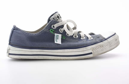 A special edition Converse shoe for Macmillan