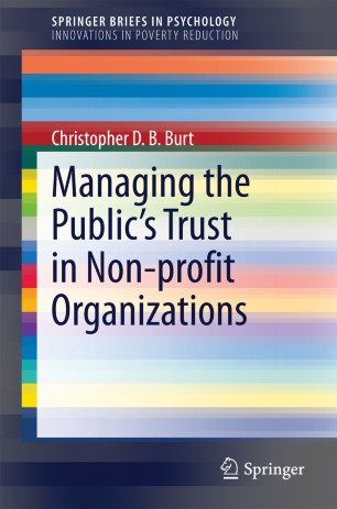 Managing the Public's Trust in Non-profit Organizations (cover)