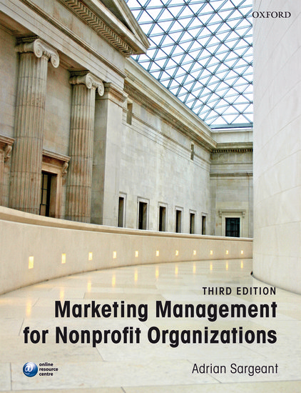 Marketing Management for Nonprofit Organisations by Adrian Sargeant (cover)