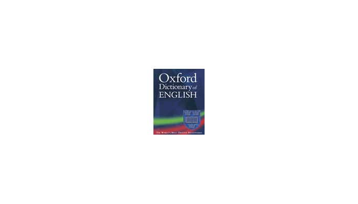 Oxford Dictionary of English - cover