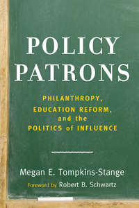 Policy Patrons (cover) by Megan E Tompkins-Stange