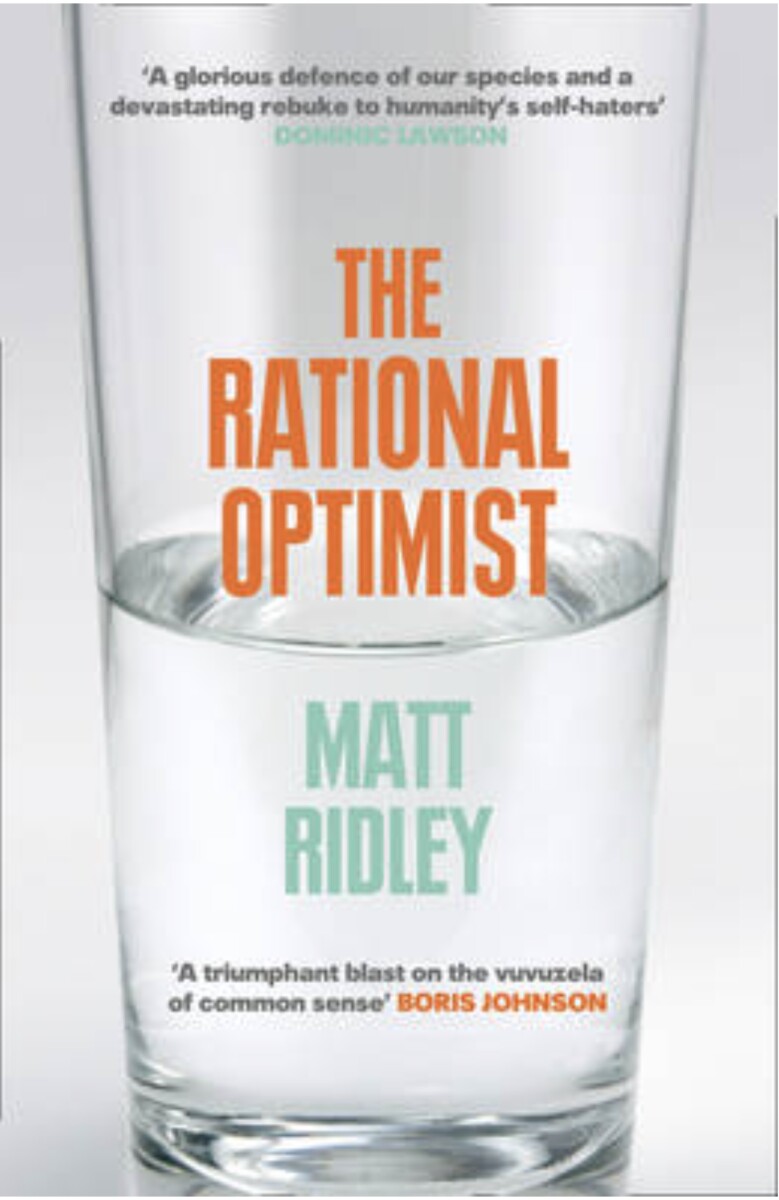 The Rational Optimist by Matt Ridley (cover)