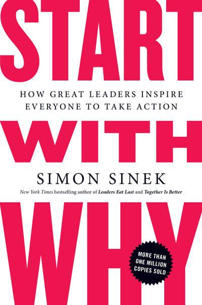 Start with Why by Simon Sinek (cover)
