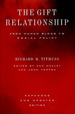 The Gift Relationship by Richard Titmuss (cover)
