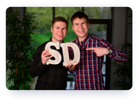 Sonny Allward and Dougie Allward at Studio Duo