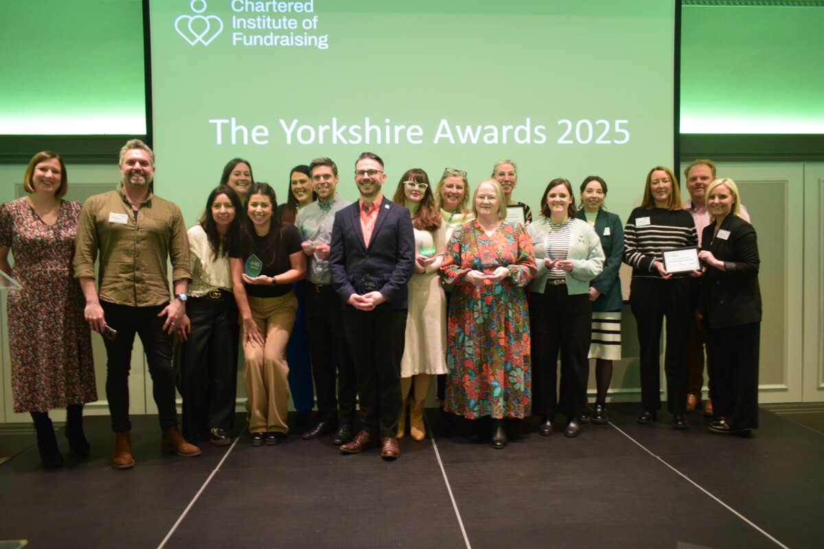 Chartered Institute of Fundraising Yorkshire fundraising awards winners 2025