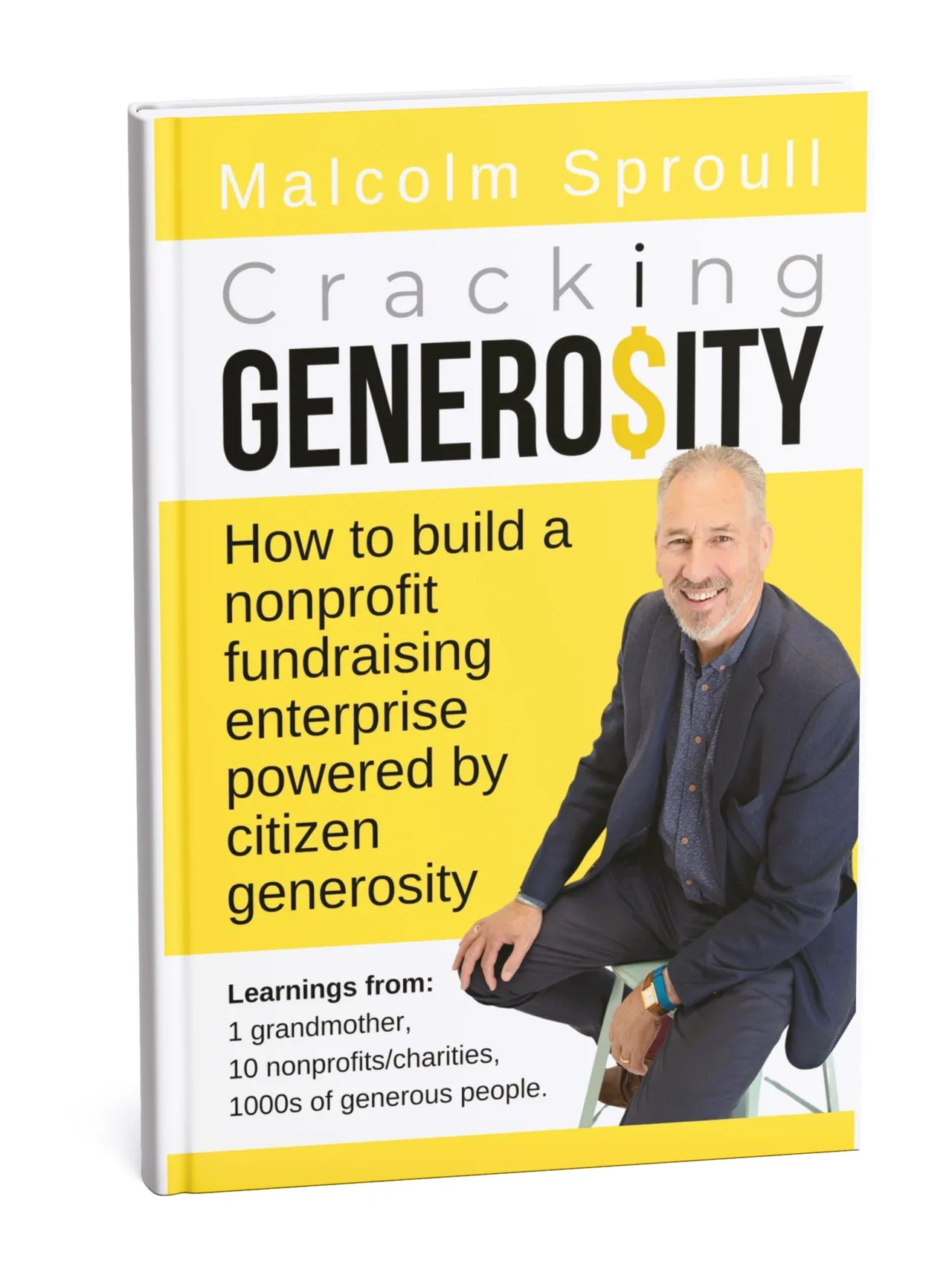 Cracking Generosity by Malcolm Sproull. Front cover.