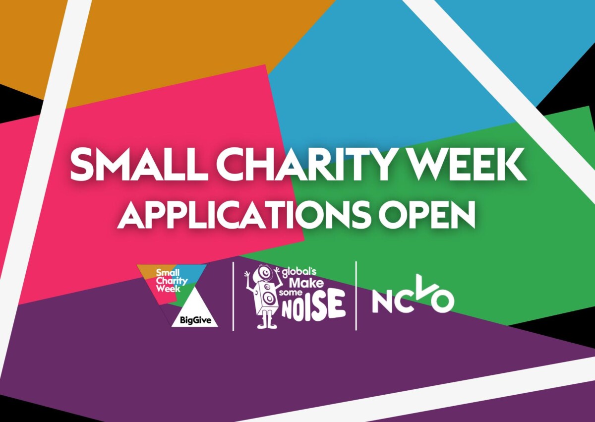 Small Charity Week 2025 match funding campaign - applications open