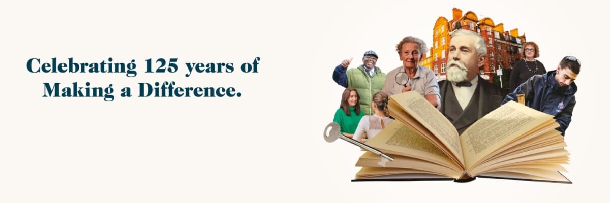 Celebrating 125 years of making a difference. To the right an image showing multiple key people in moments in Clarion's history.